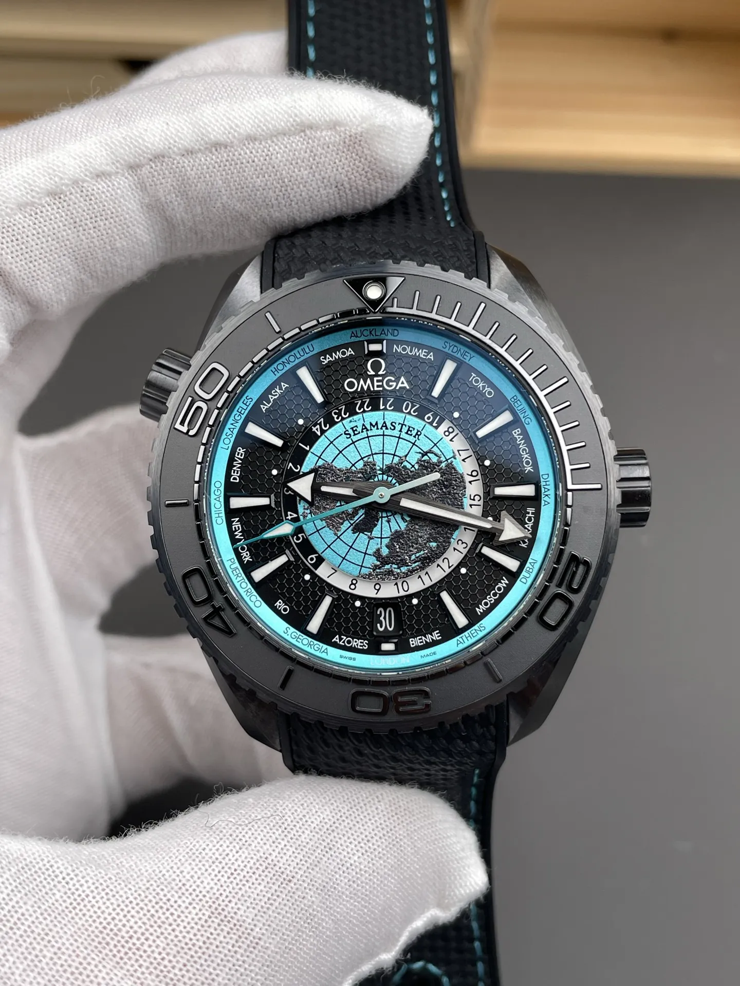 Omega Seamaster 600 Tiffany Blue 45.5mm