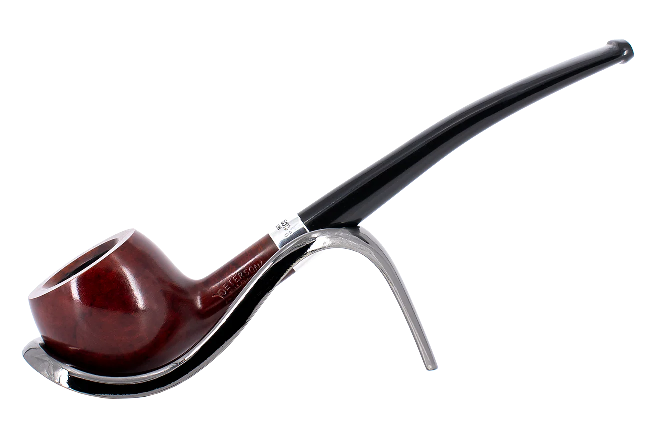 Peterson of Dublin Jnr. Terracotta Silver Mounted Prince Smoking Pipe