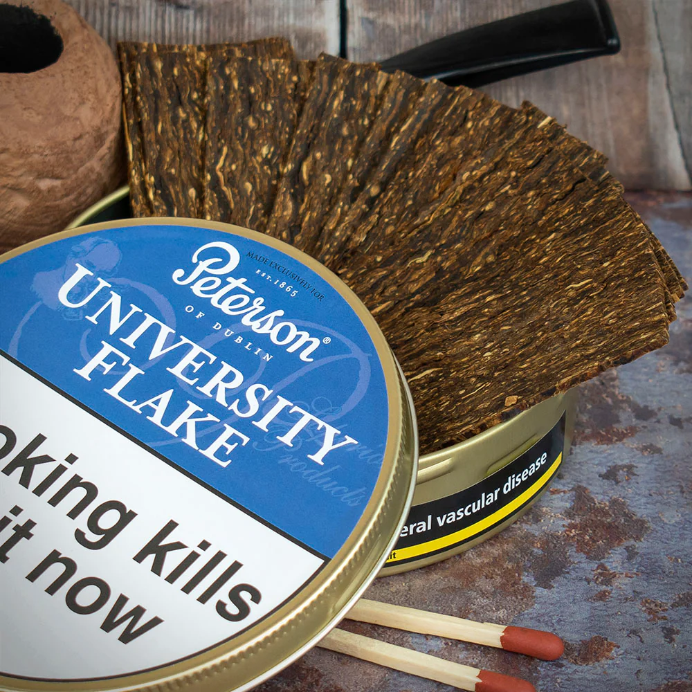 Peterson University Flake Pipe Tobacco - 10g Sample