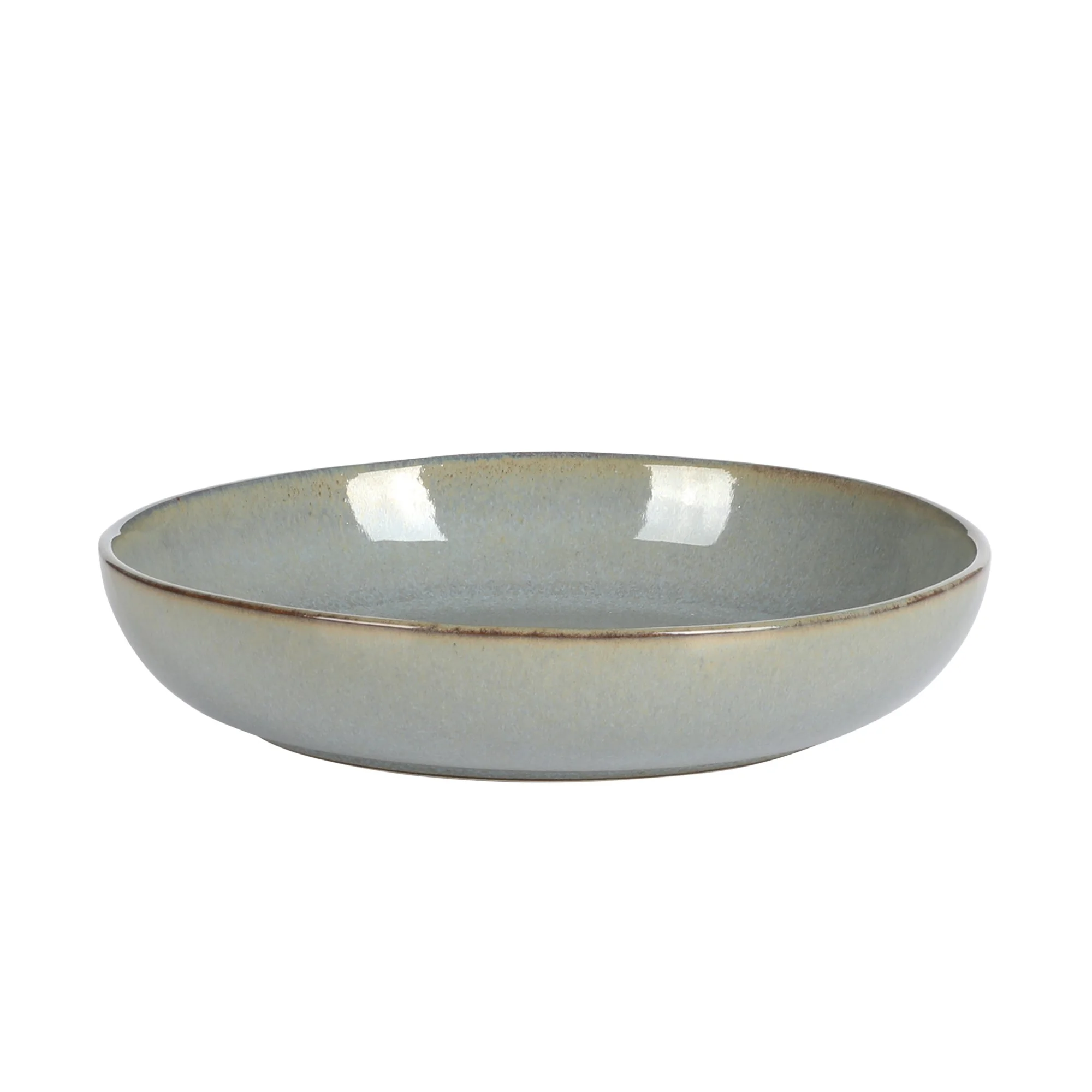 Gibson Elite Berea 16 Piece (Service for 4) Plates and Bowls Stoneware Dinnerware Set -Taupe