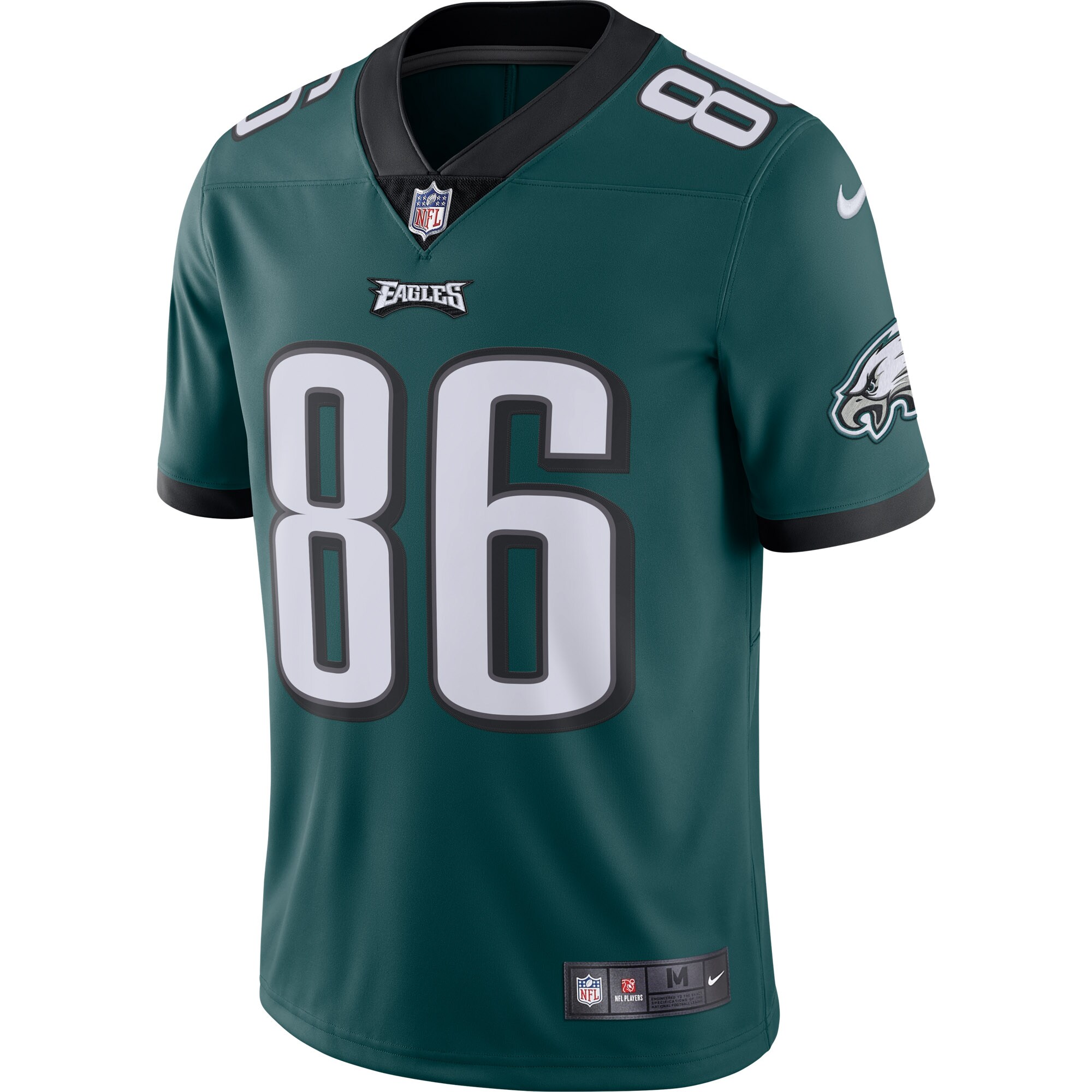 Men's Philadelphia Eagles Zach Ertz Midnight Green Vapor Limited Jersey