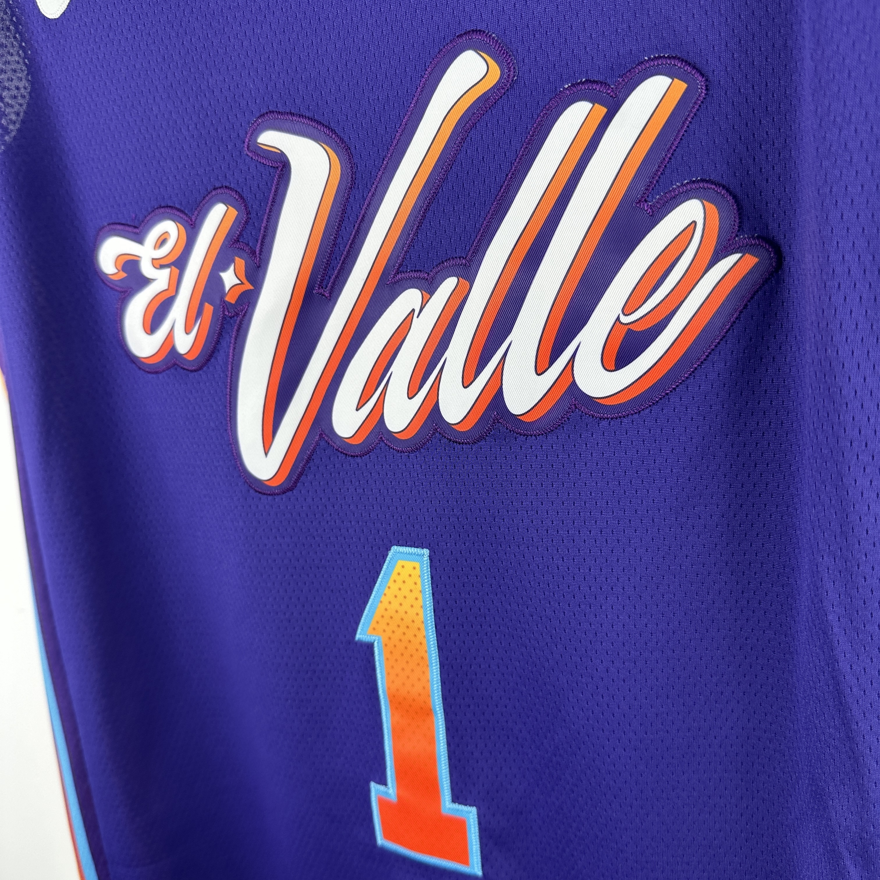 Embroidered 24th Season Suns City Edition No. 1 Booker