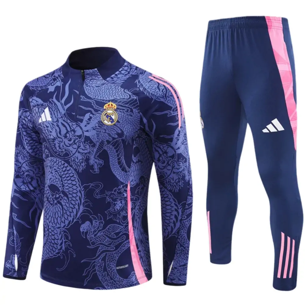 2024-25 New Season Real Madrid Royal Blue [Special Edition] Children's Training Suit