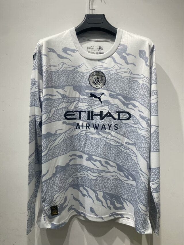 2023/2024 Long Sleeves Manchester City Year of the Dragon Jersey Football Shirt 1:1 Thai Quality
