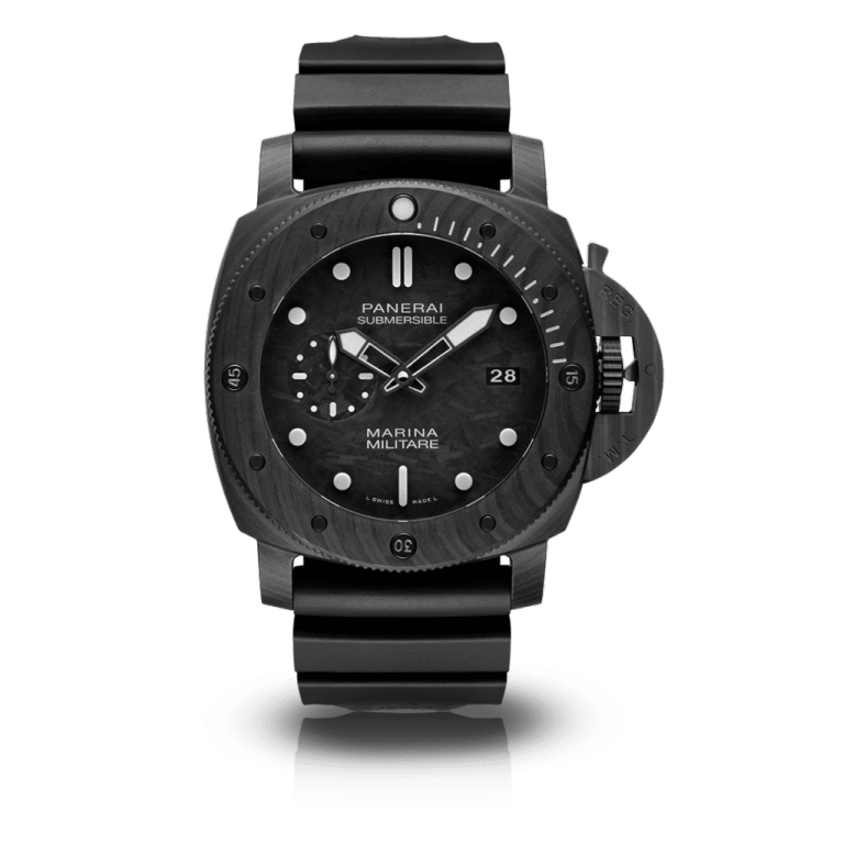 【Super Clone】Submersible Full Black Marina Militare Carbotech™ 47mm