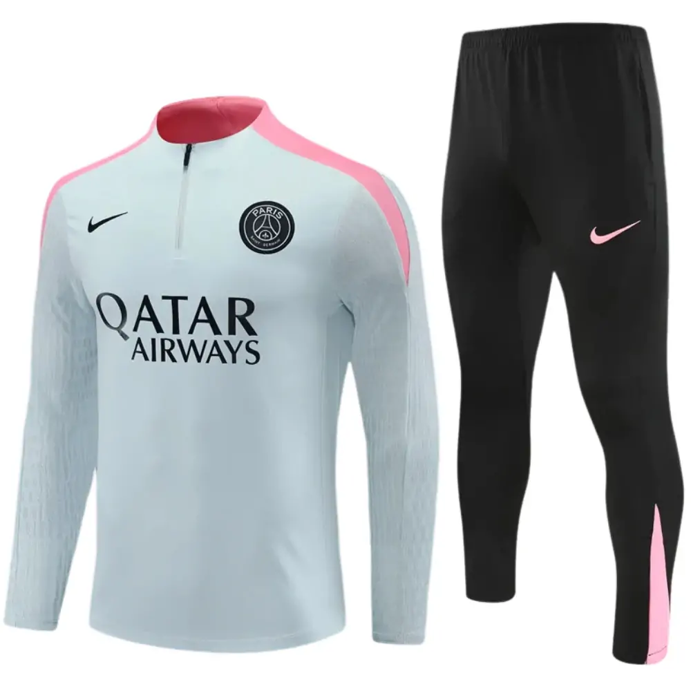 2024-25 New Season Paris Light Grey-Children-Training Jersey