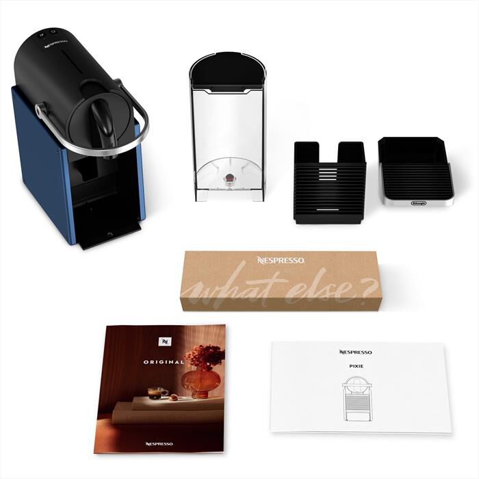 DE LONGHI - Macchina da caffè Pixie EN127.BL capsule Nespresso-blu