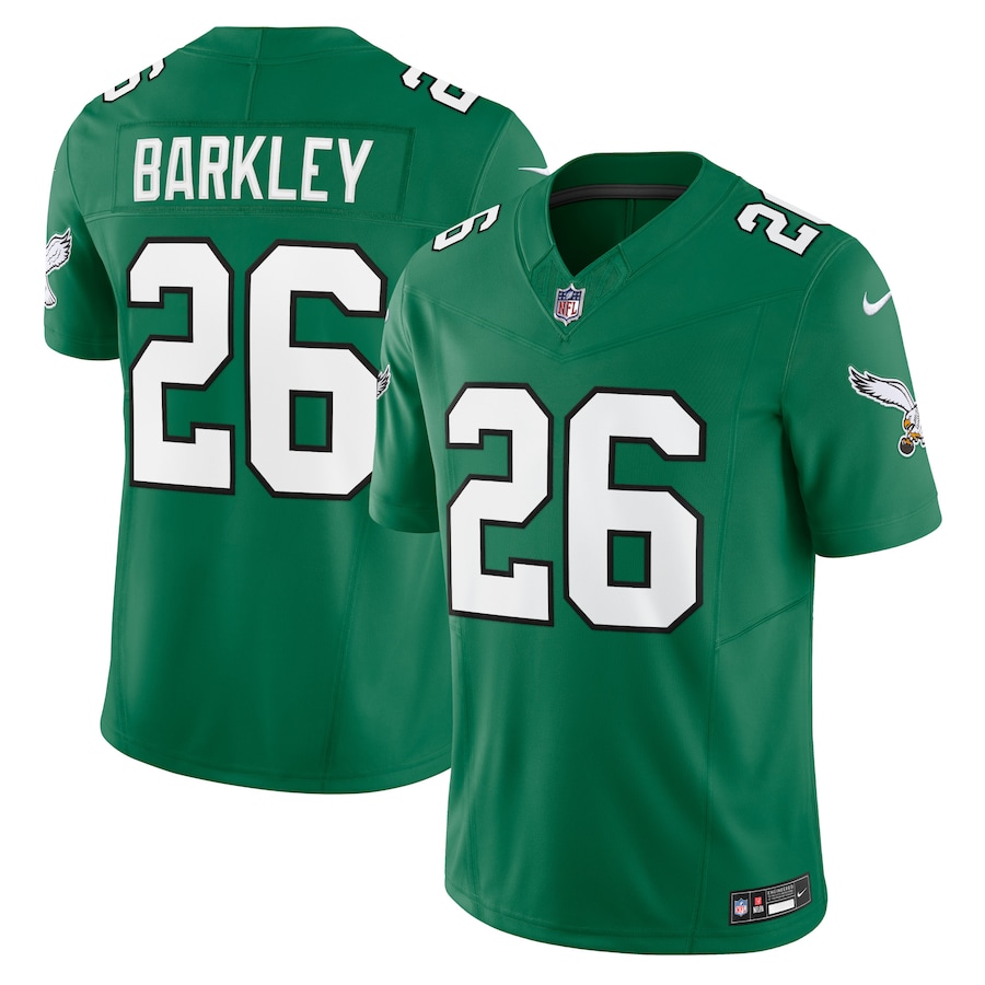 Saquon Barkley Midnight Green Philadelphia Eagles Vapor F.U.S.E. Limited Jersey
