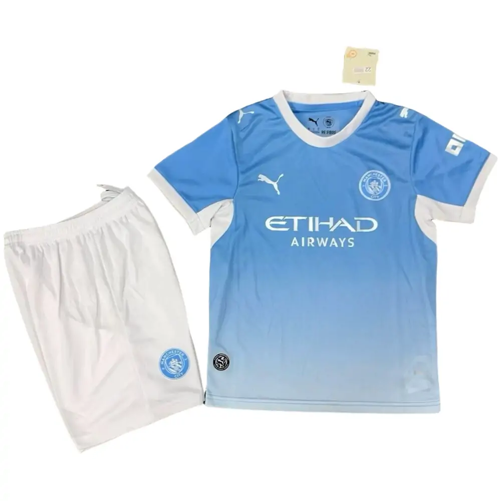2026-27 Manchester City Home Jersey Children's Set - Fans Edition
