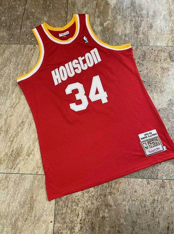 Hakeem Olajuwon Houston Rockets Throwback Jersey