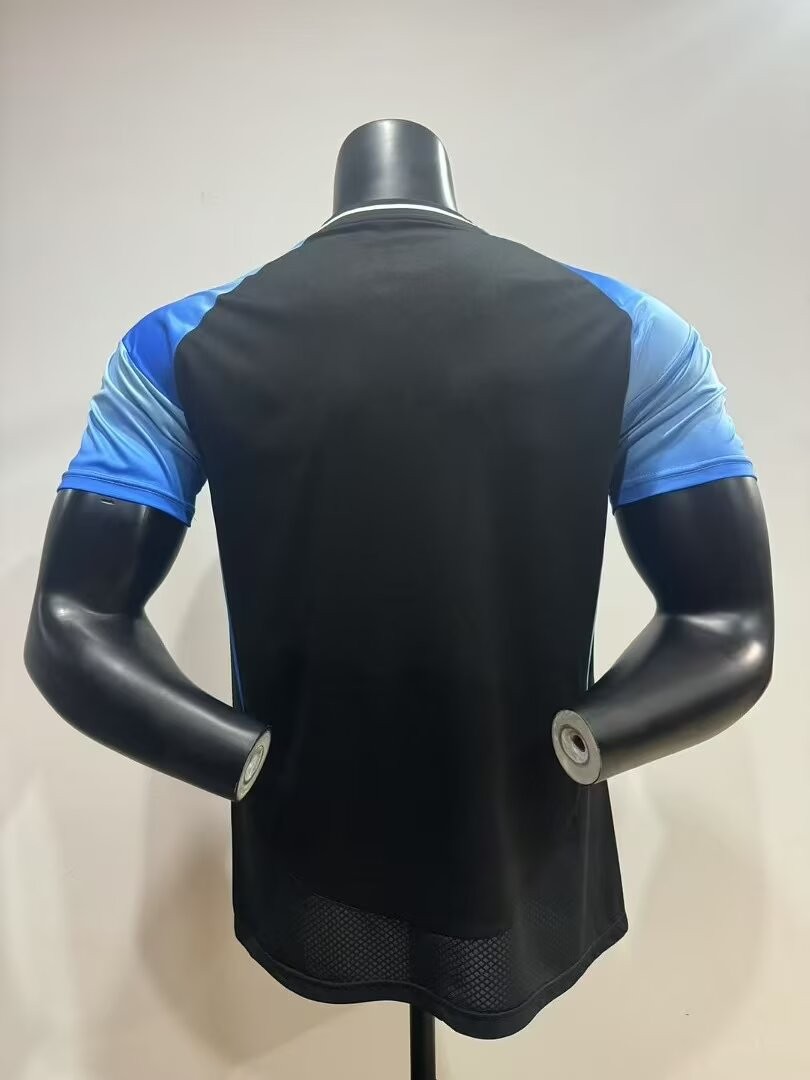 2025/2026 Player Version Real Madrid Special Black Blue Edition  Football Shirt 1:1 Thai Quality
