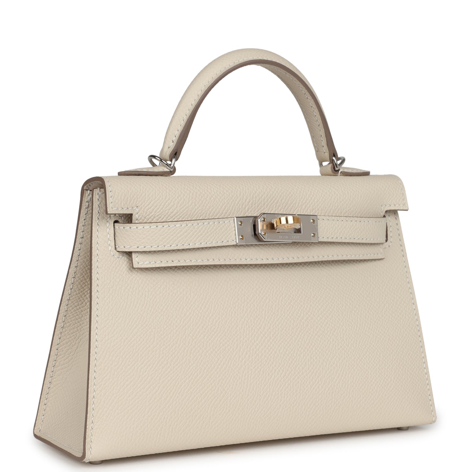 Kelly Sellier 20 Craie Epsom Electrum Hardware