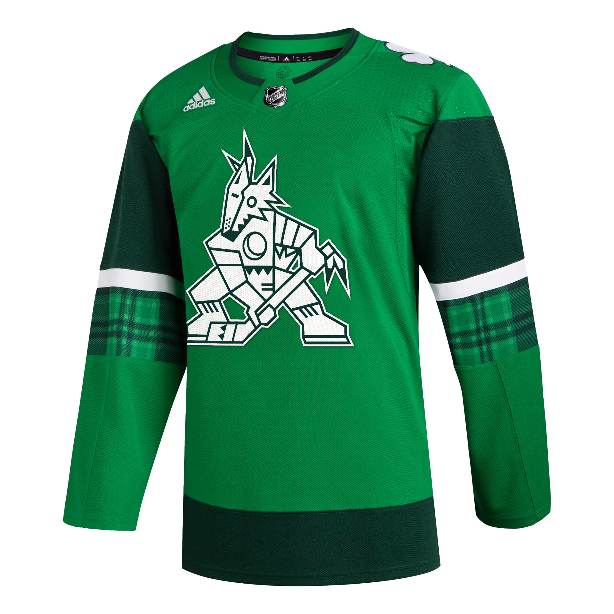 Arizona Coyotes  2023 St. Patrick’s Day Primegreen  Jersey – Kelly Green