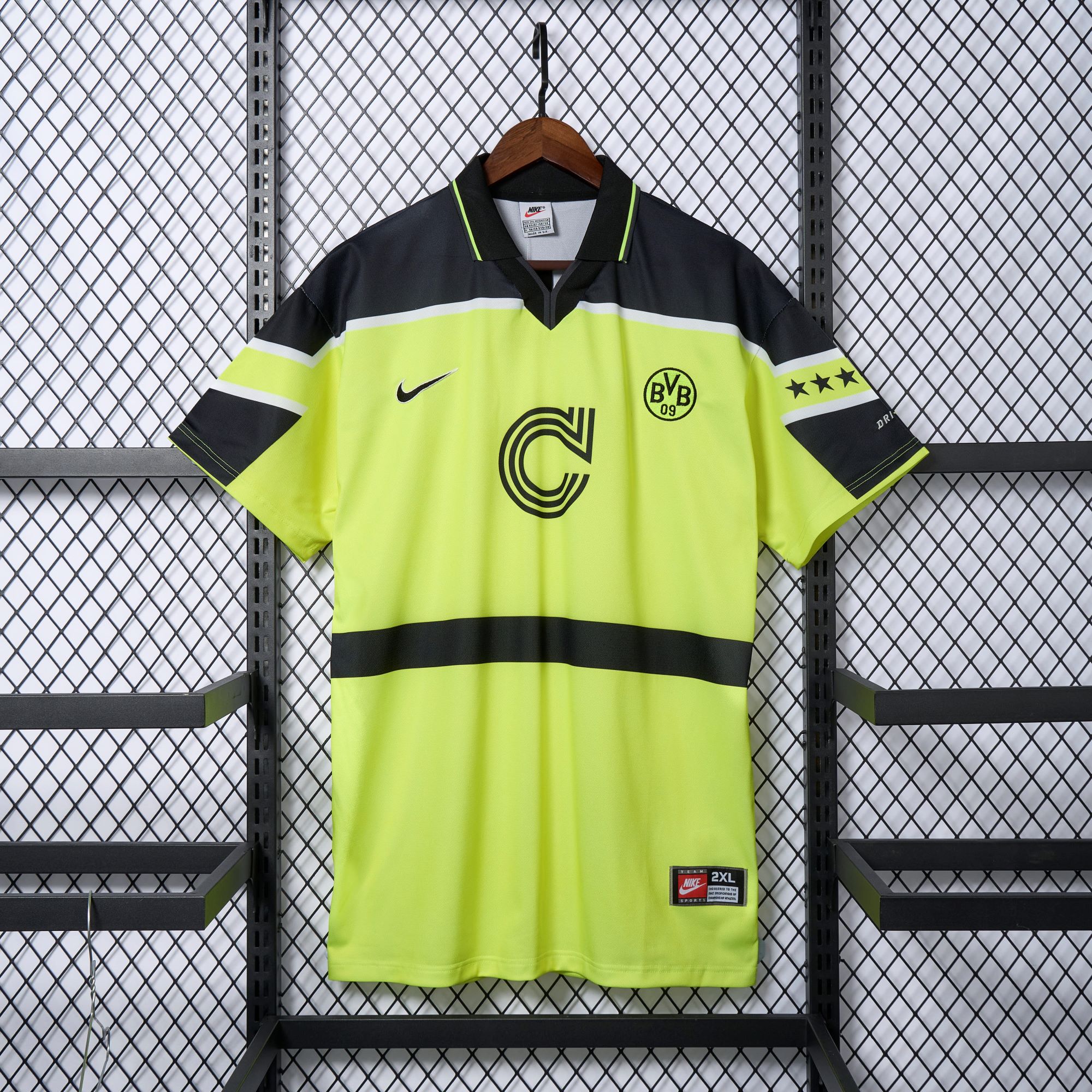 Retro Dortmund 1996-97 Home Champions League Final Jersey