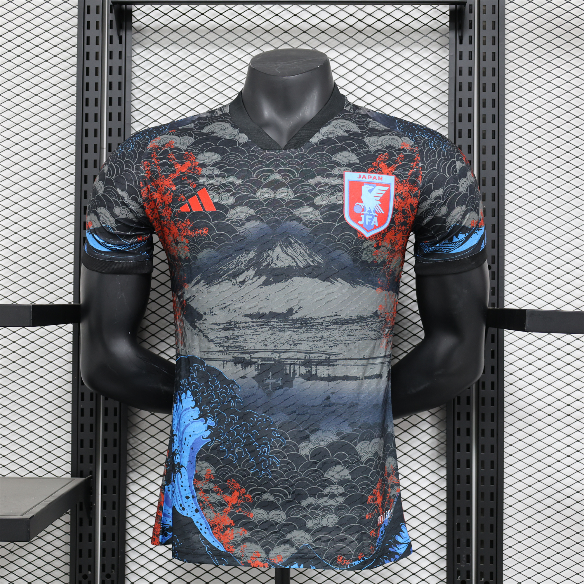 Japan 2024 Fuji Mountain Special Edition Black Jersey - Player Version