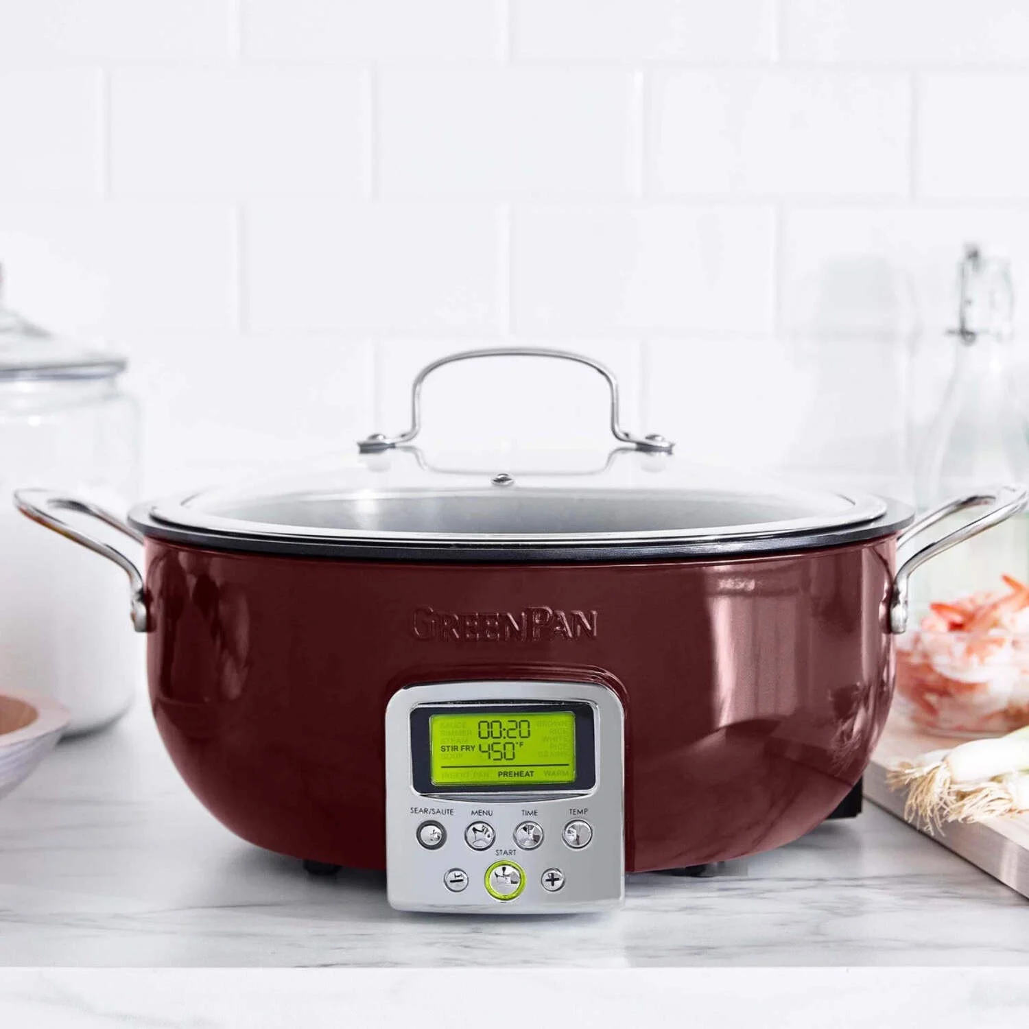 GreenPan Elite 6-Quart Essential Smart Skillet | Black