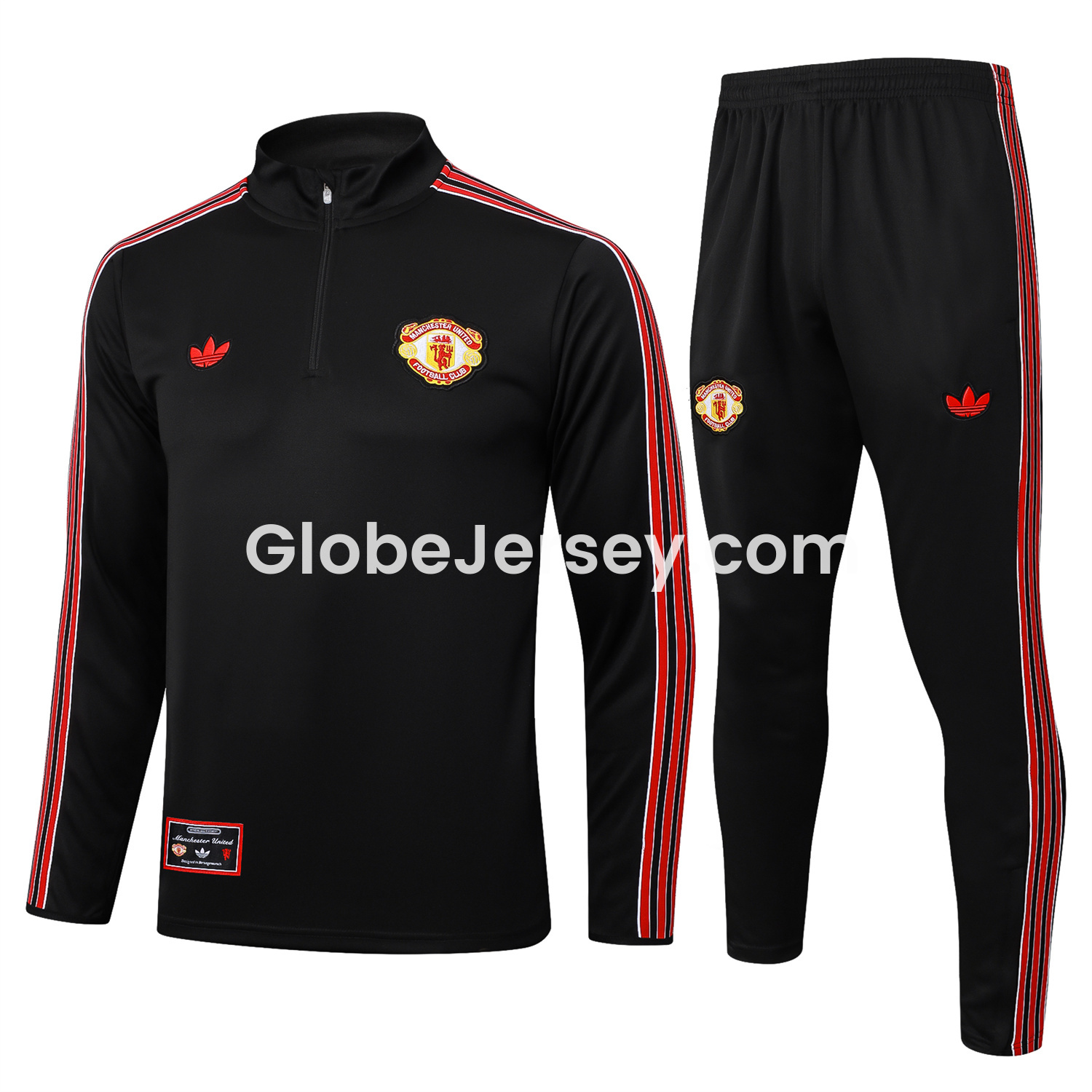 Manchester United 25-26 Originals Terrace Icon Jacket Training Tracksuit - Black
