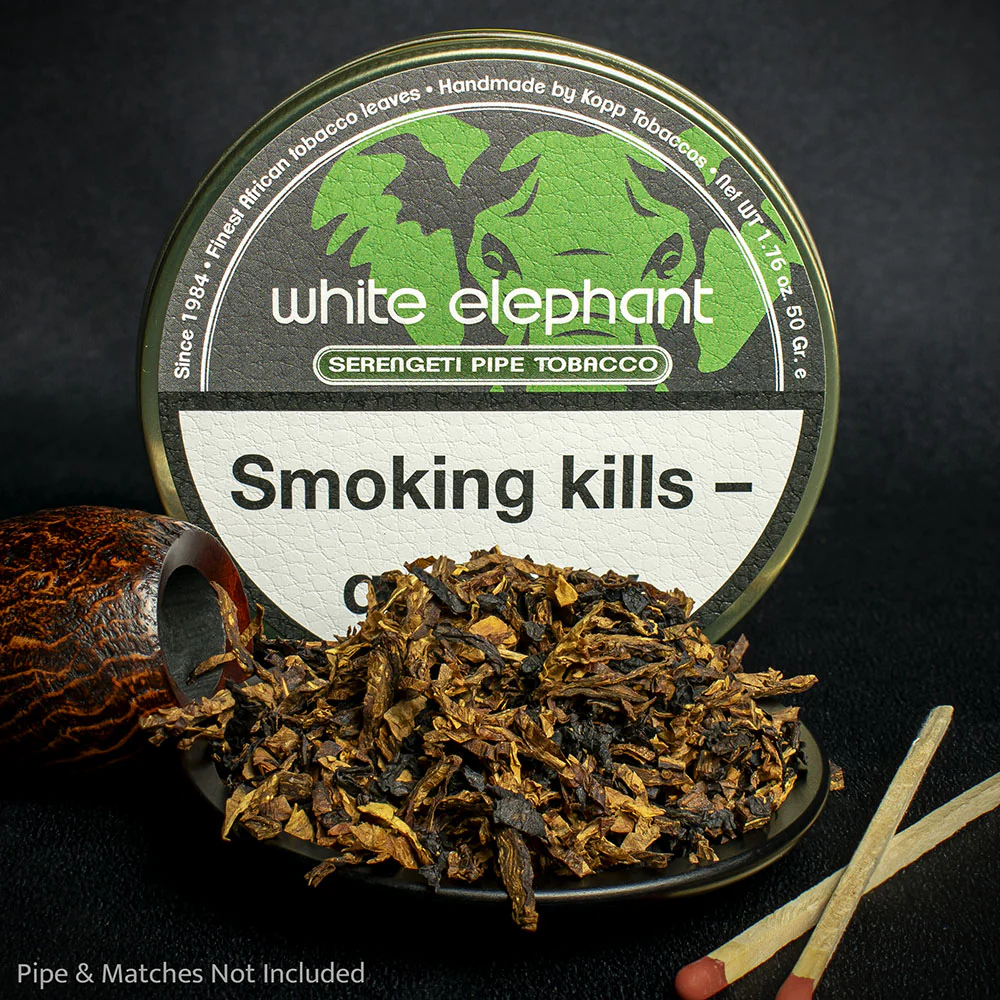 White Elephant Serengeti Pipe Tobacco - 50g Tin
