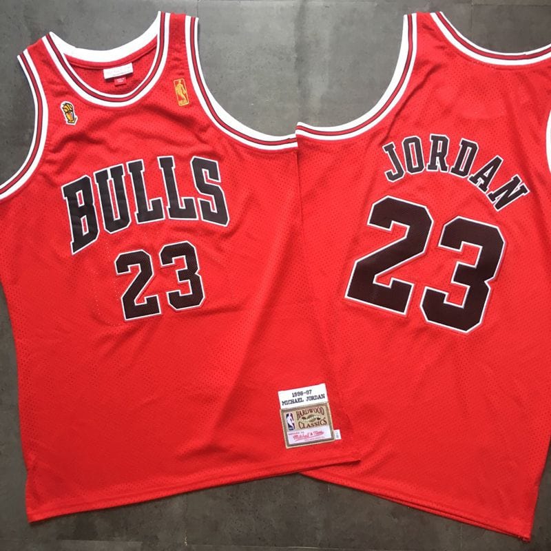 Michael Jordan Chicago Bulls Trophy Throwback Jersey