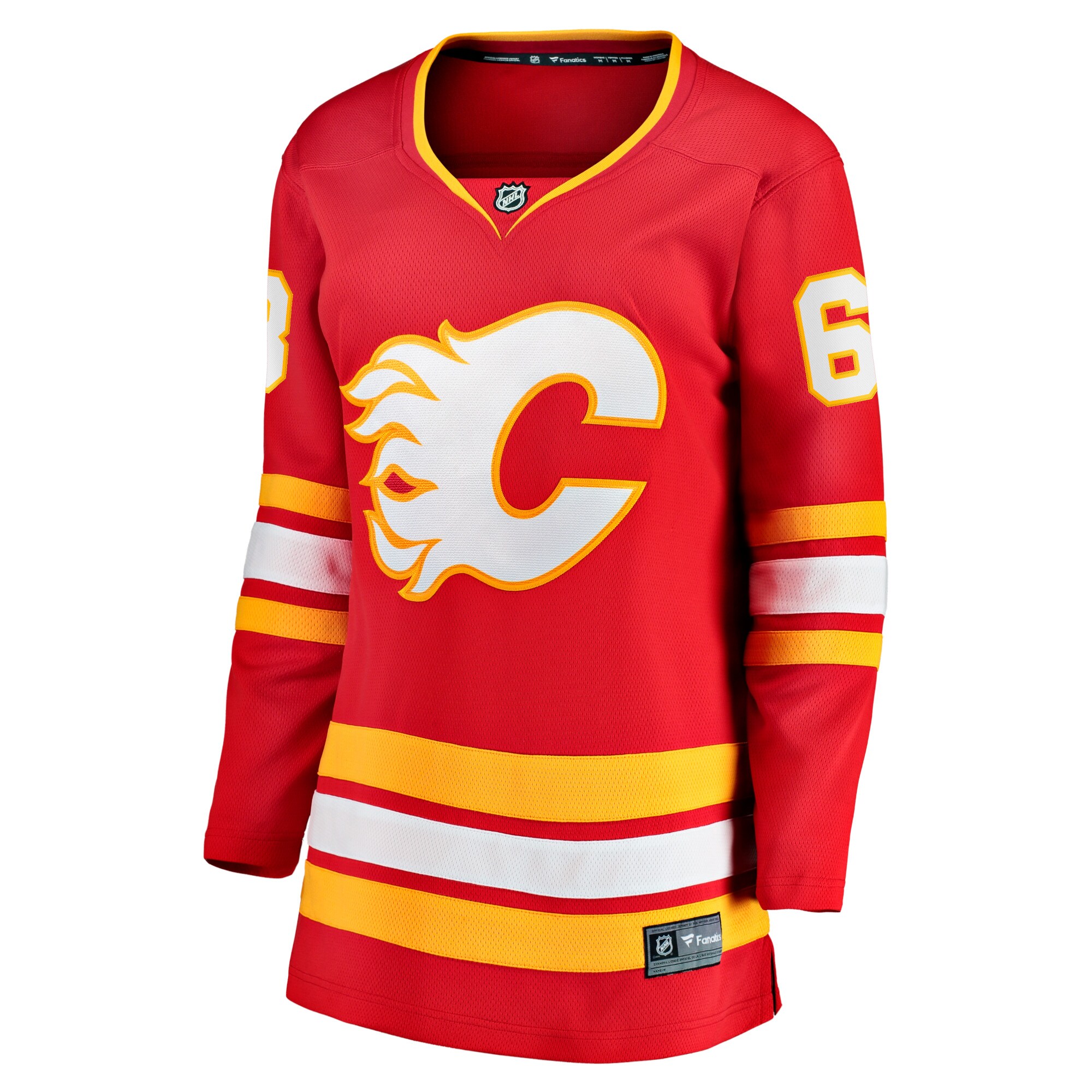 Adam Ruzicka Calgary Flames Fanatics Women’s Home Breakaway  Jersey – Red
