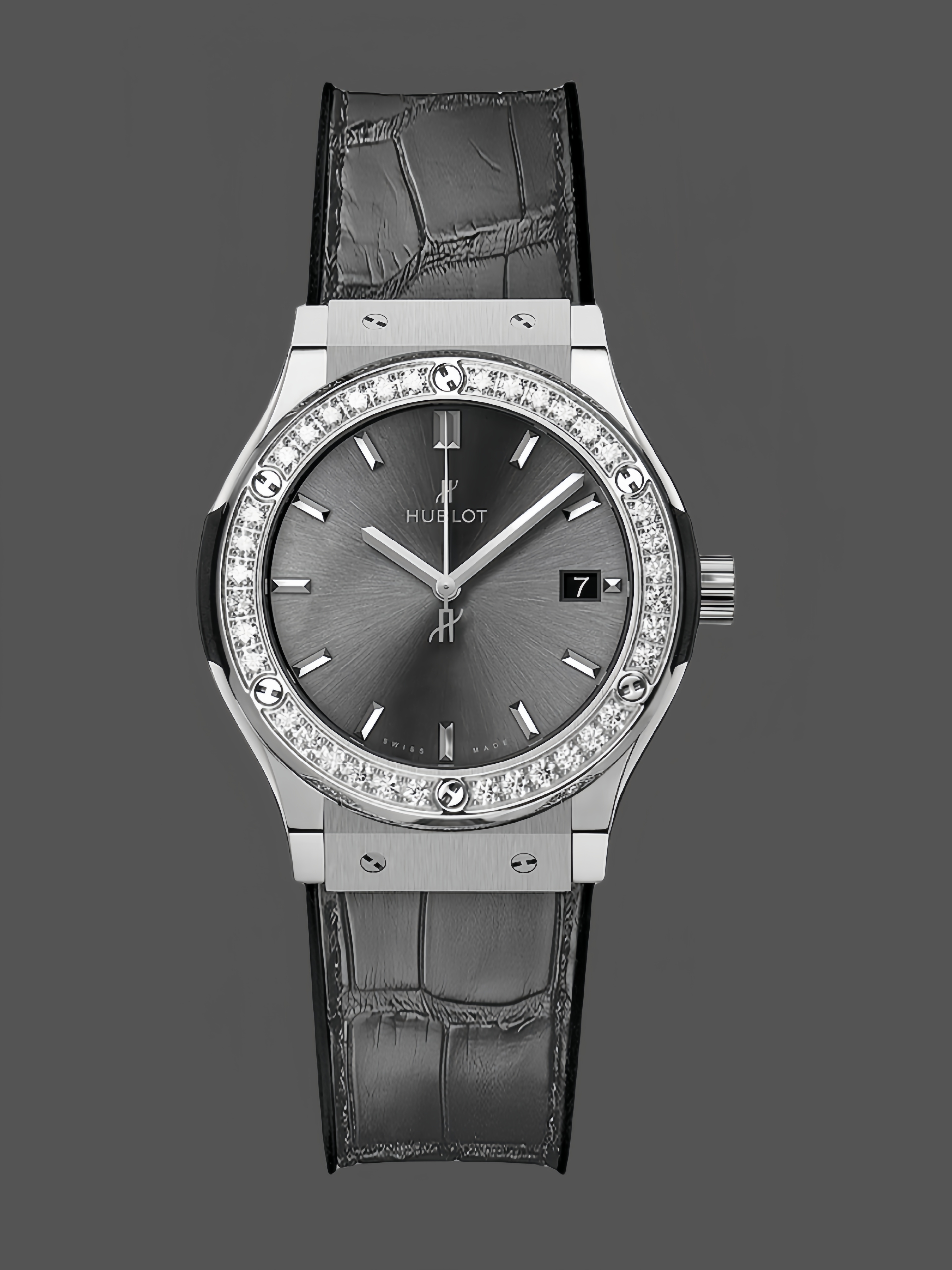 【Super Clone】Hublot Classic Fusion 581.NX.7071.LR.1104 33mm Grey Lady Replica Watch