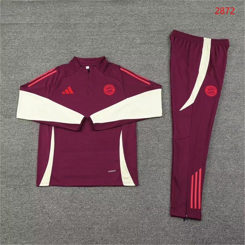 2024/25 Bayern Munich red long sleeve training jersey