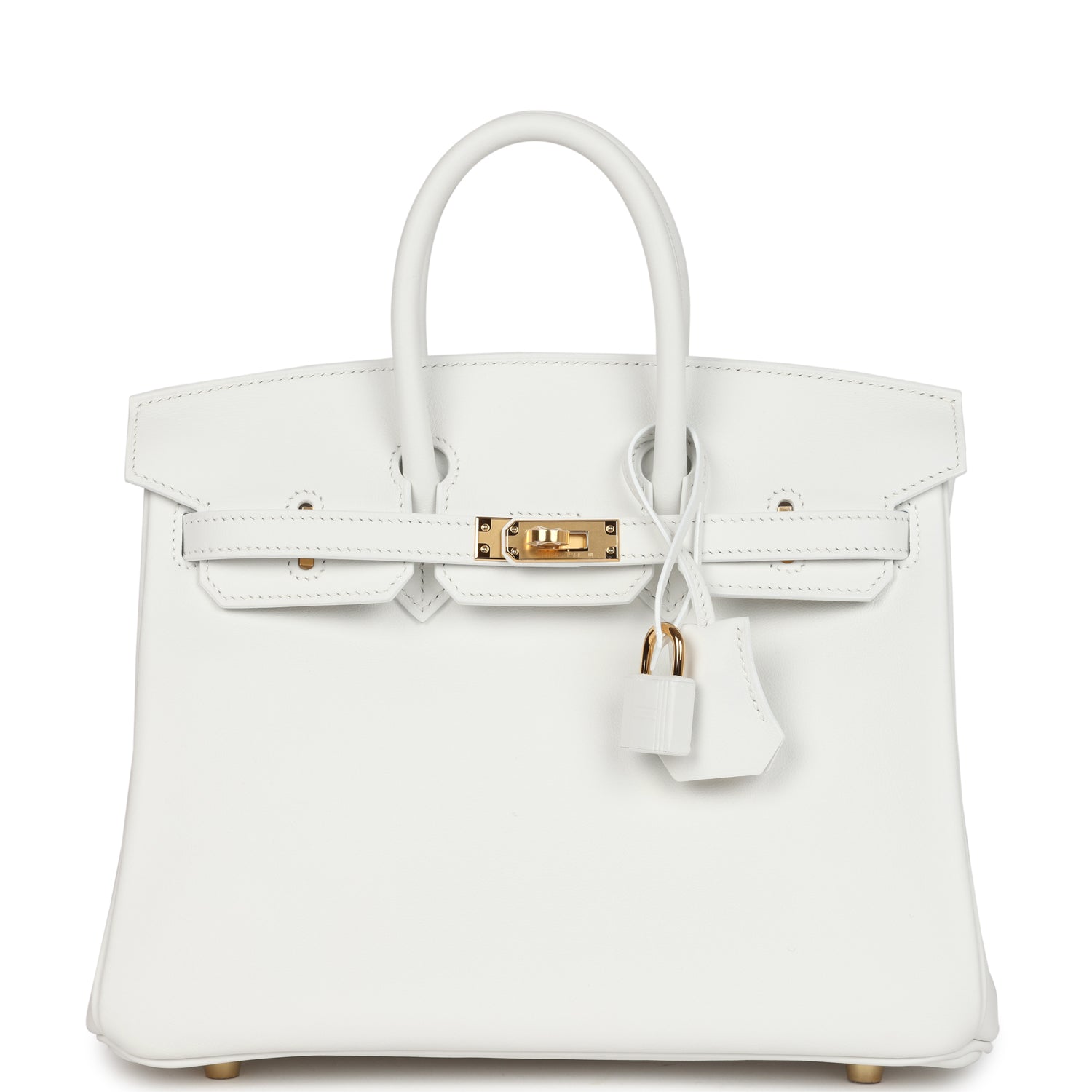 Birkin 25 New White Swift Gold Hardware