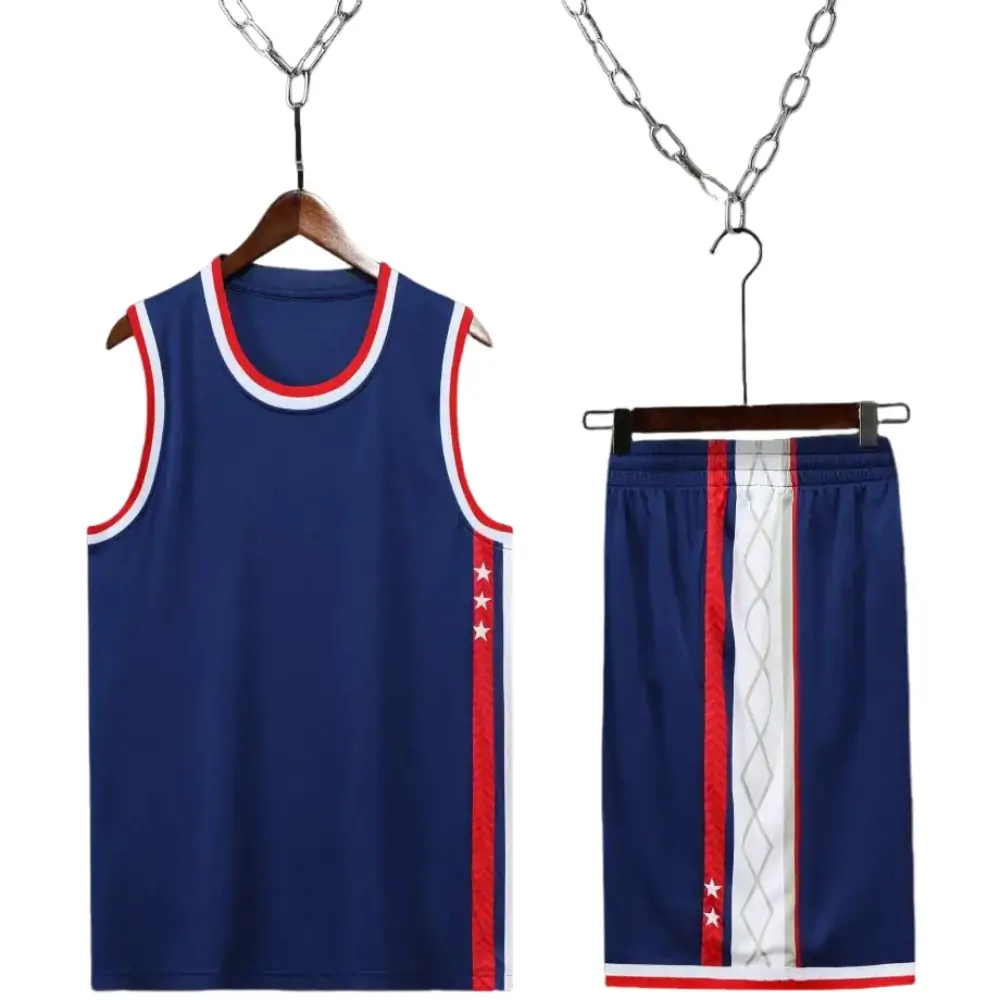 Nets basketball uniform dark blue suit（Customizable name and number）