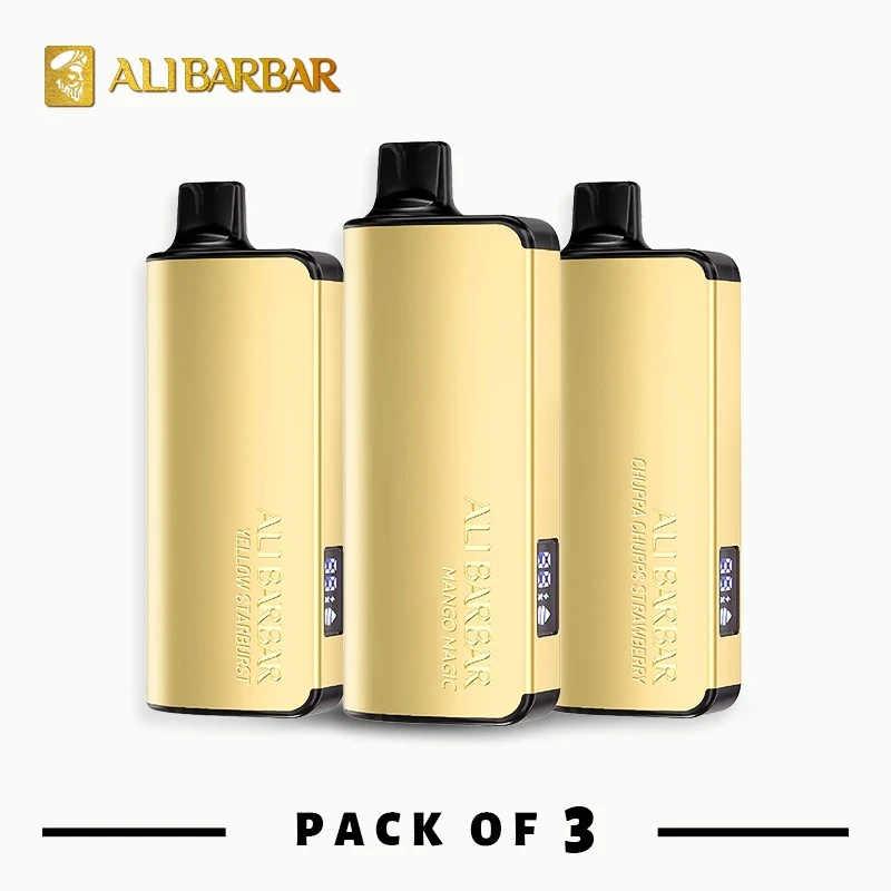 ALIBARBAR INGOT 9000 Puffs - 3PCS