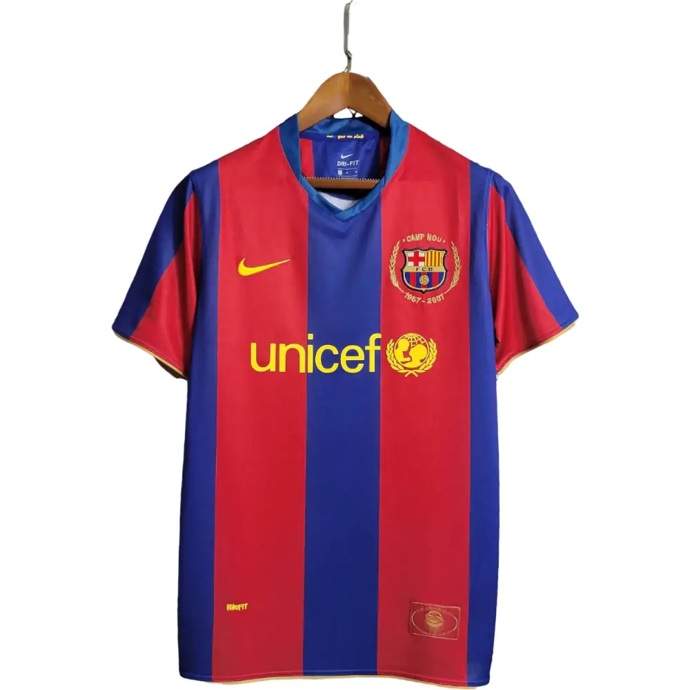 2007/08 Barcelona Home Retro Kit - Fans Edition