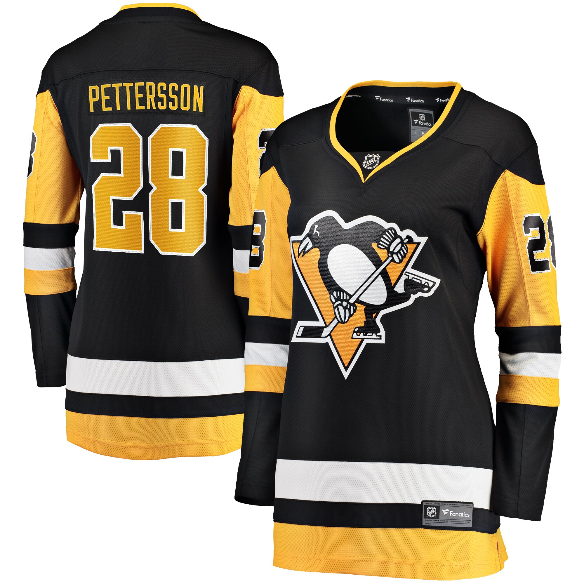 Marcus Pettersson Pittsburgh Penguins Fanatics Women’s Home Breakaway   Jersey – Black