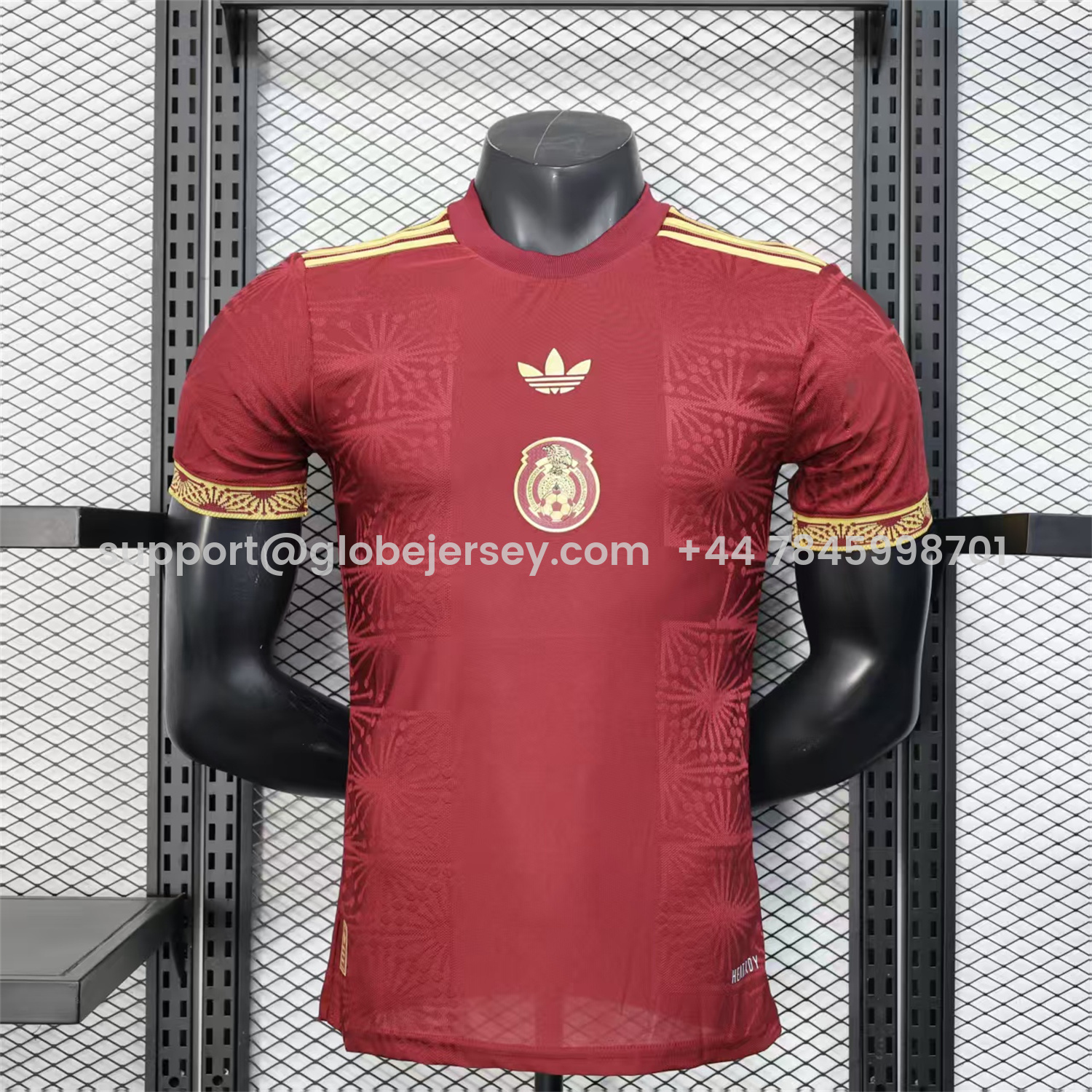 Mexico 2025 Round Logo Red Special Edition Jersey - Player Version