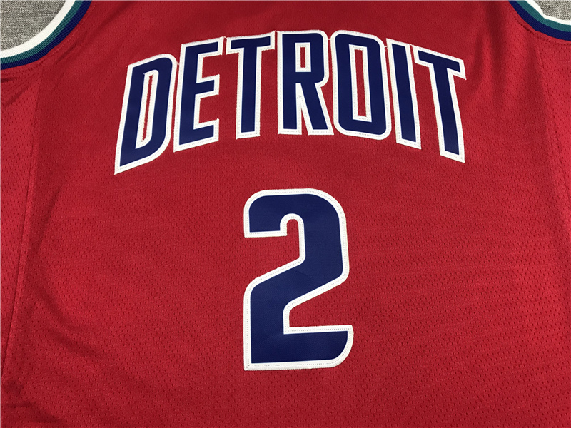 Unisex Pistons 2024/25 Embroidered Swingman Jersey City Edition