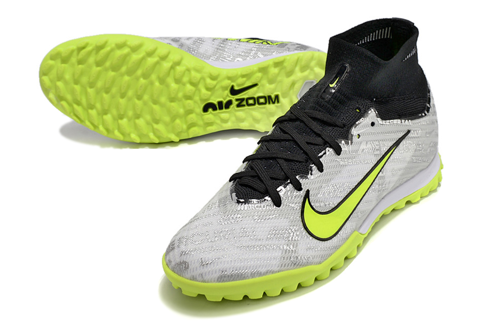 Assassin 15th generation high-top fully knitted waterproof MD air cushion grass spike football shoes