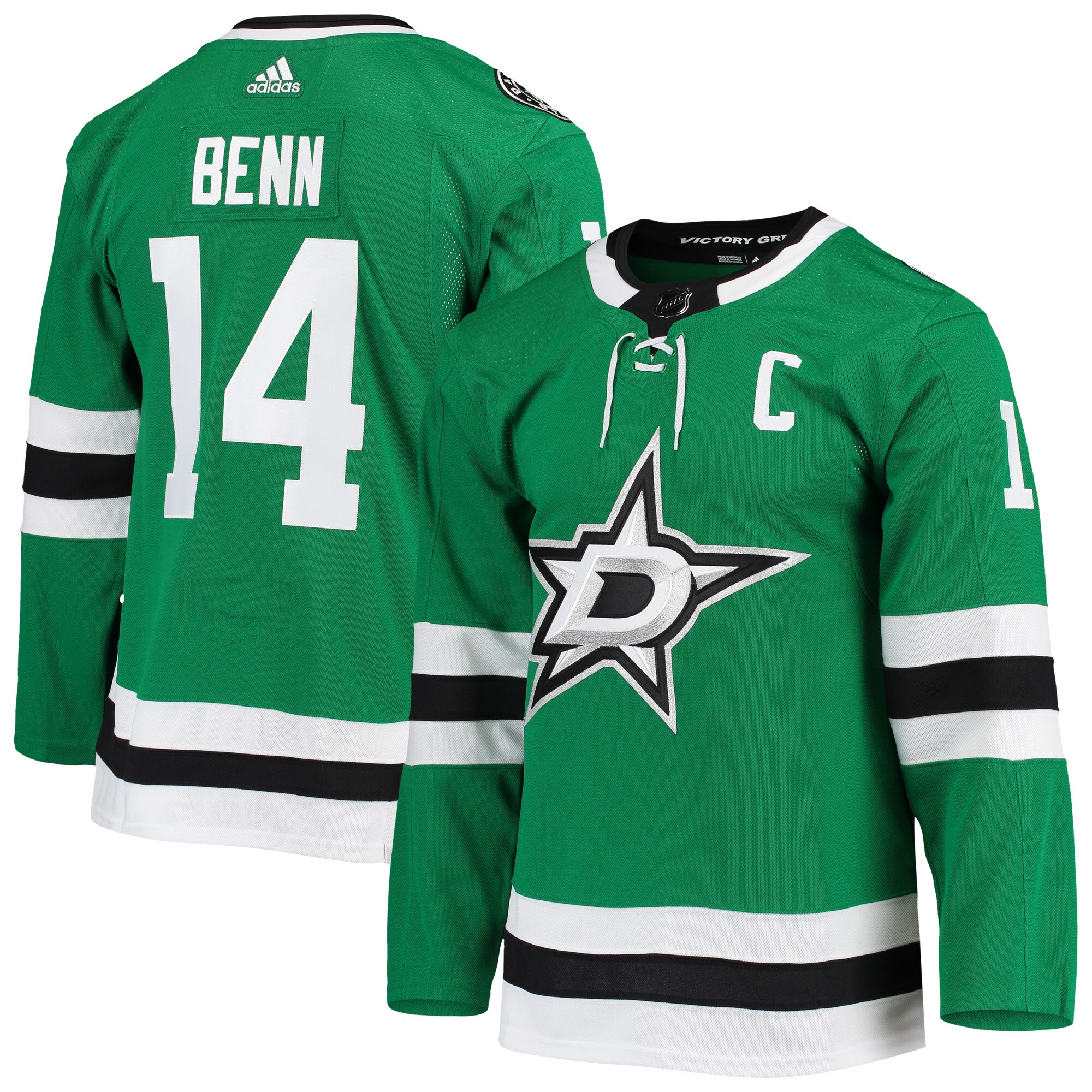 Jamie Benn Dallas Stars  Home Primegreen    Jersey – Kelly Green