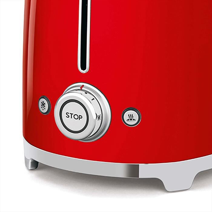 SMEG - Tostapane 50's Style 2x4 fette – TSF02RDEU-rosso