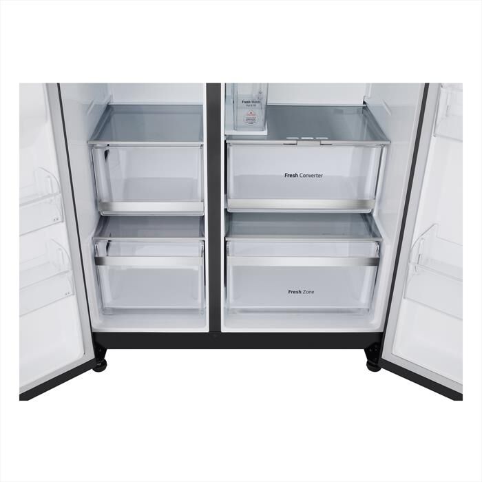 LG - Frigorifero side by side GSXE91EVAD Classe D 628L-Black