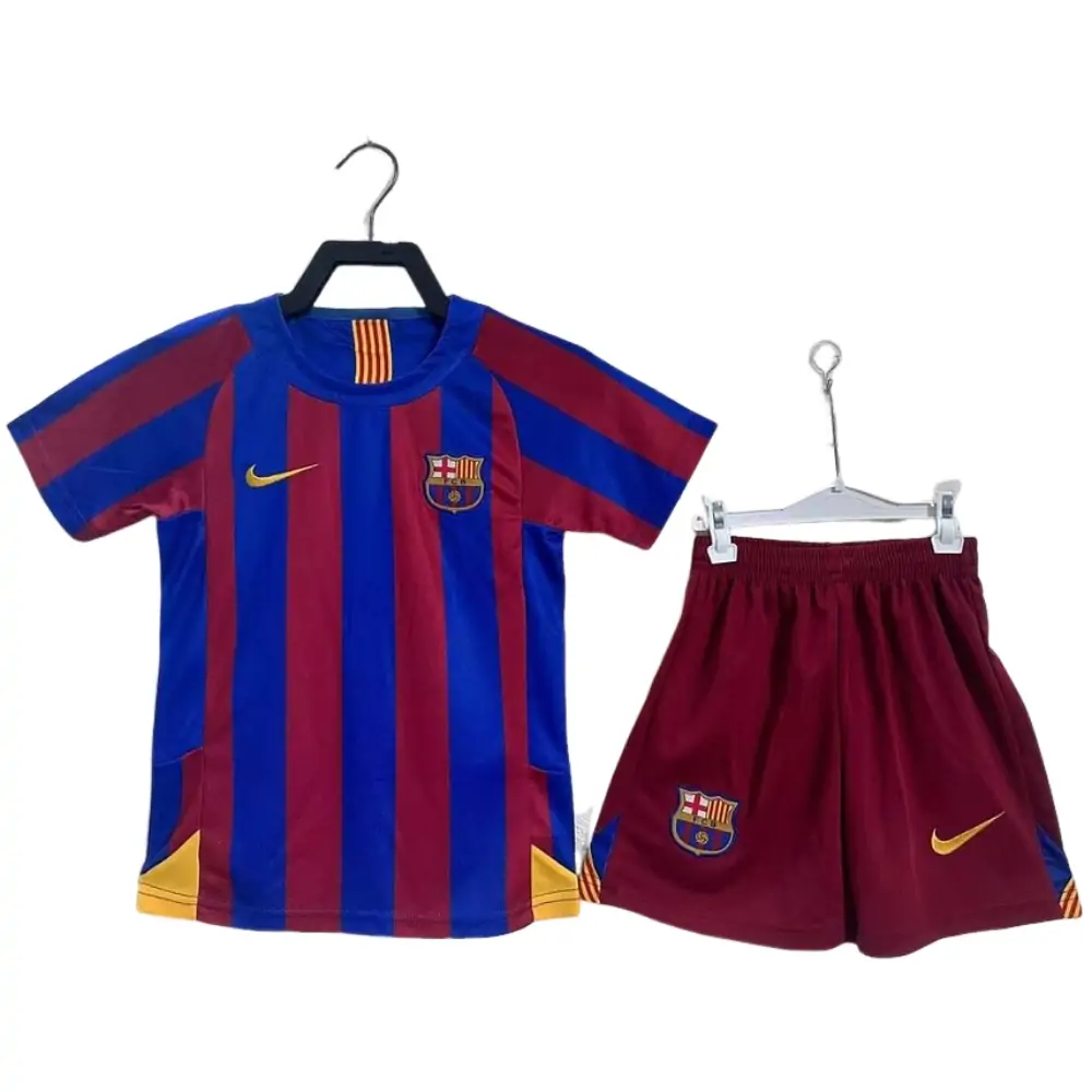 2005/06 Barcelona Home Retro - Kids Jersey
