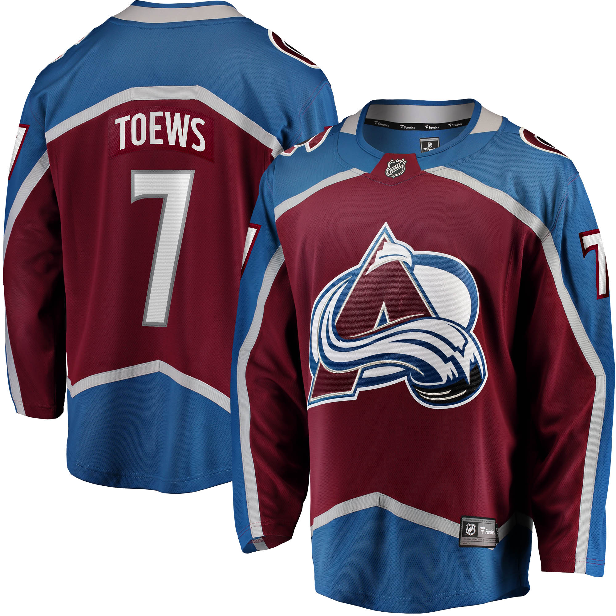 Devon Toews Colorado Avalanche Fanatics Home Breakaway   Jersey – Burgundy
