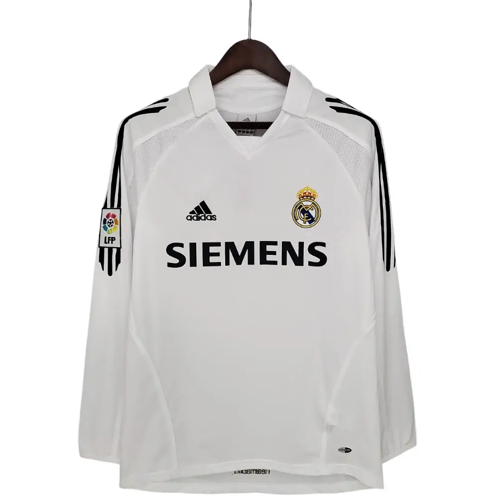 2005/2006 Retro Real Madrid home long sleeves