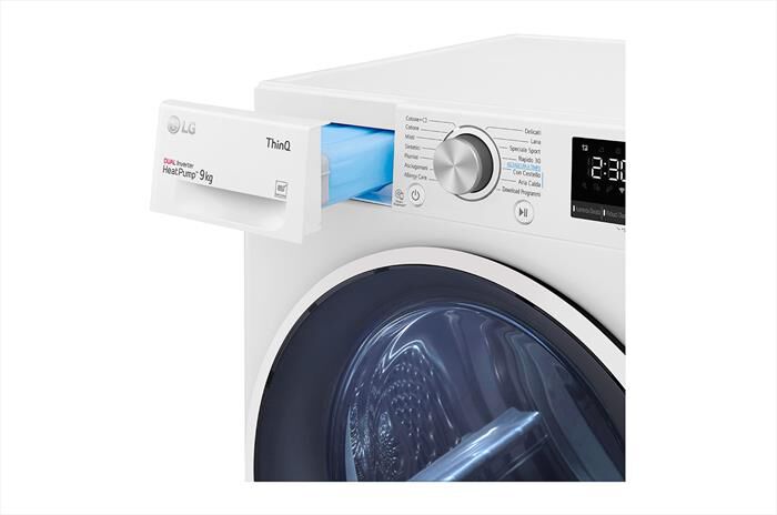 LG - Asciugatrice RH90V9AVHN 9Kg Classe C-Bianco