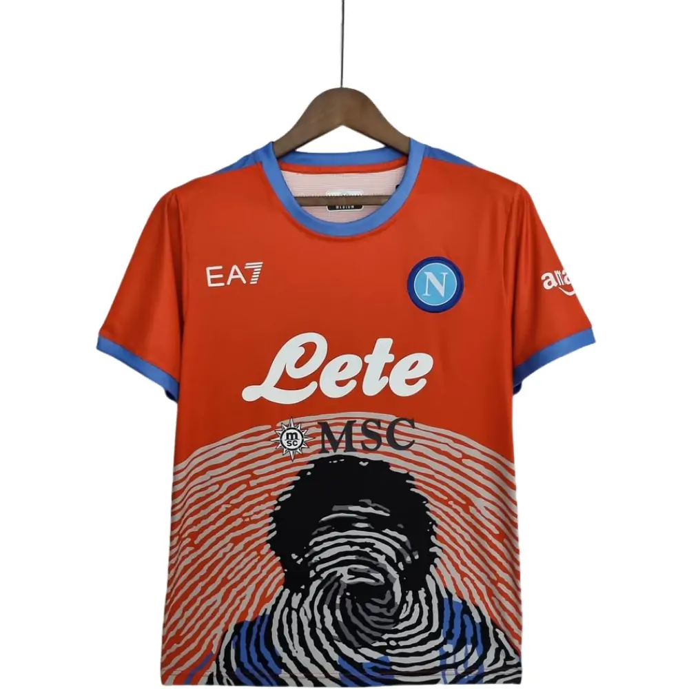 Napoli Soccer Commemorative Edition Red Jersey 2021/2022 1:1 Thai Quality