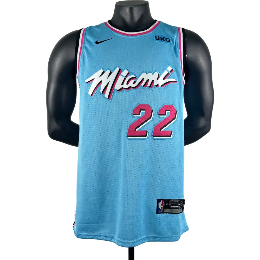 Embroidered Heat Crew Neck Blue No. 22 Butler