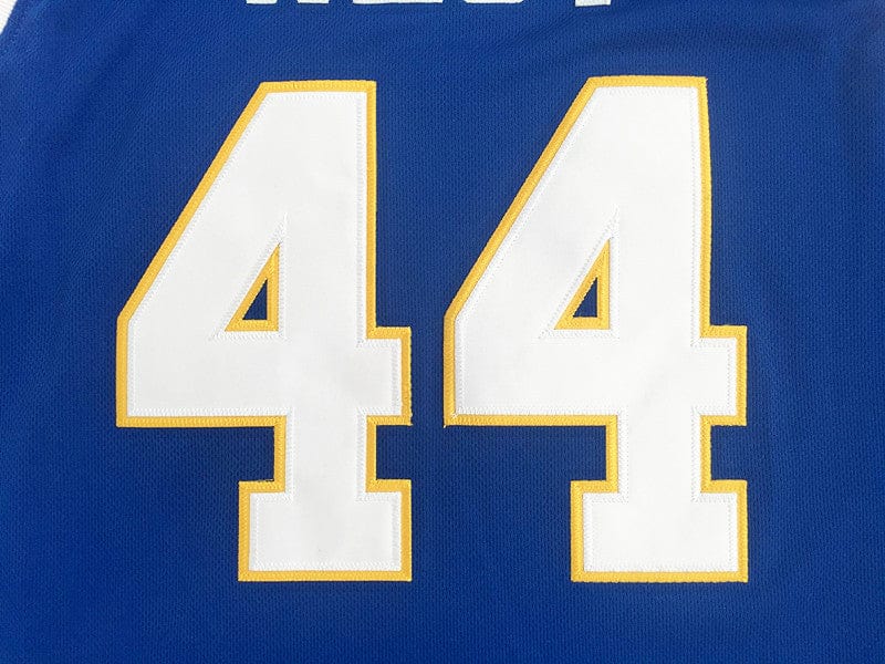 Jerry West Jerry West No. 44 University Blue Jersey
