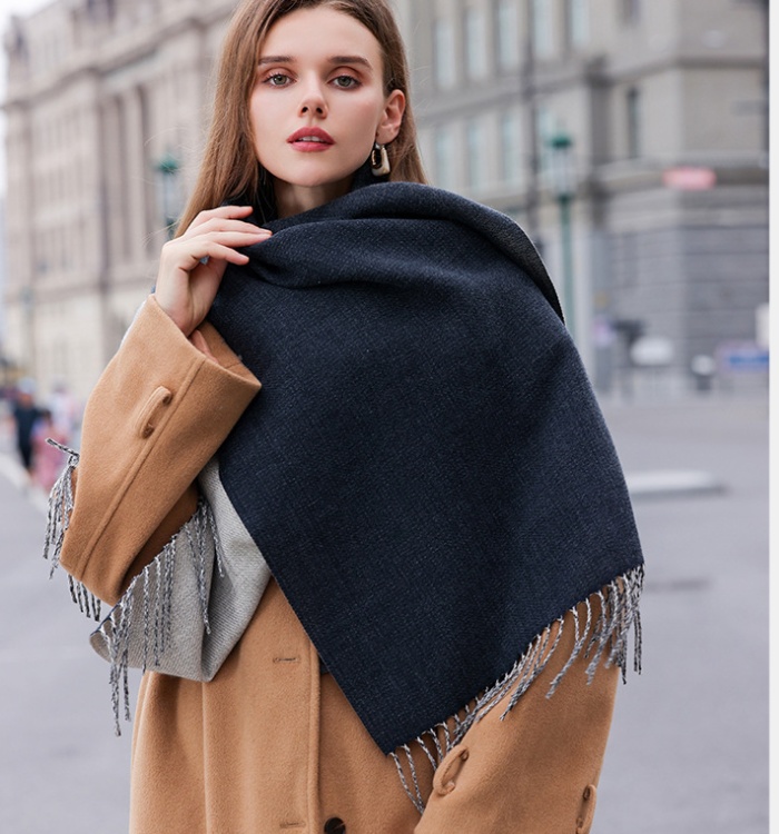 Thermal imitation of cashmere scarves for women