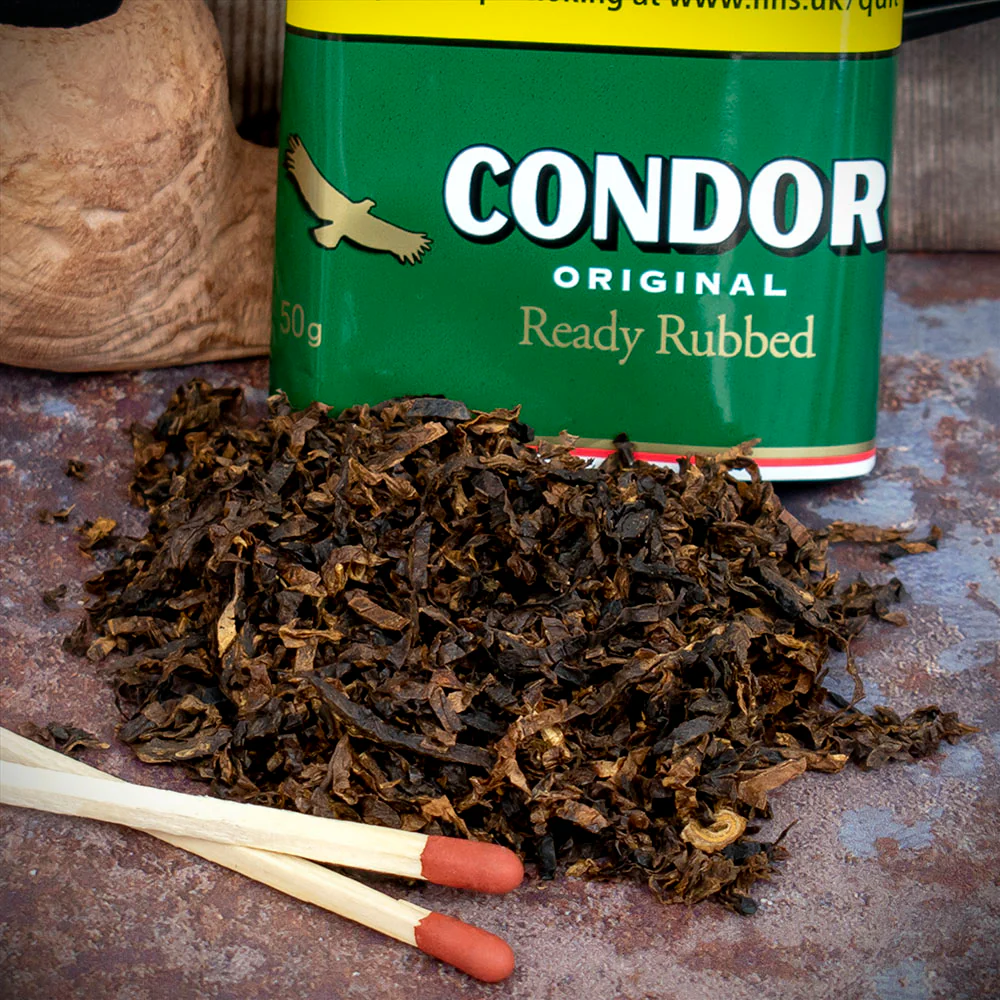 Condor Ready Rubbed Pipe Tobacco (Floral, Fruit) - 50g Pouch