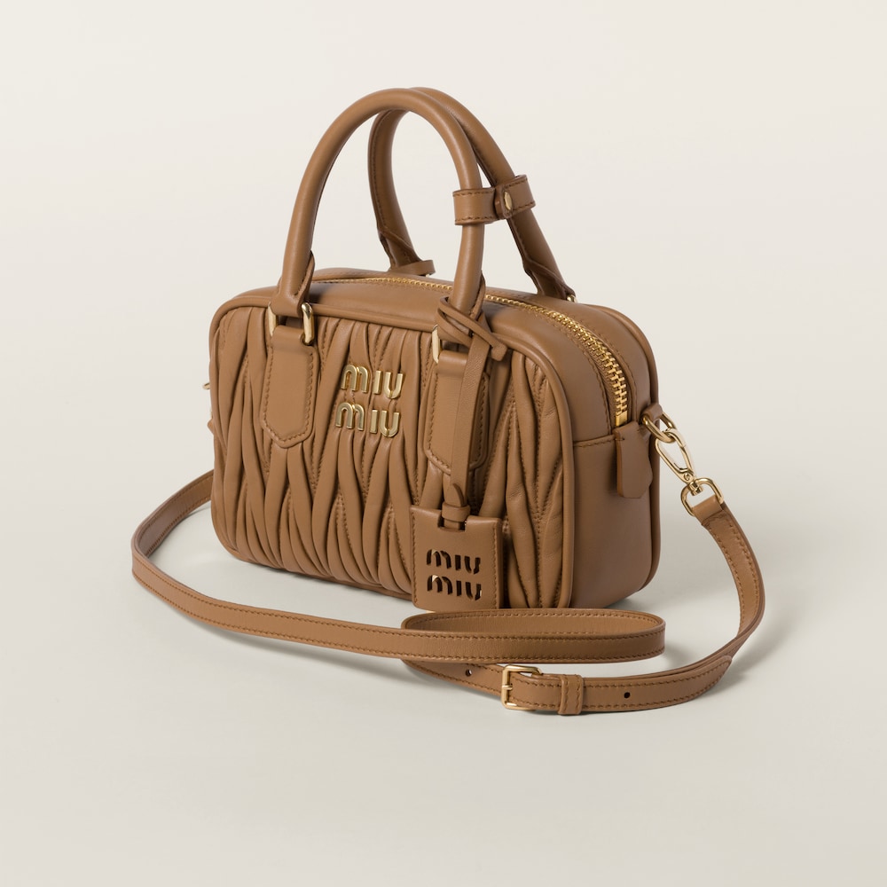 Small Arcadie matelassé nappa leather bag