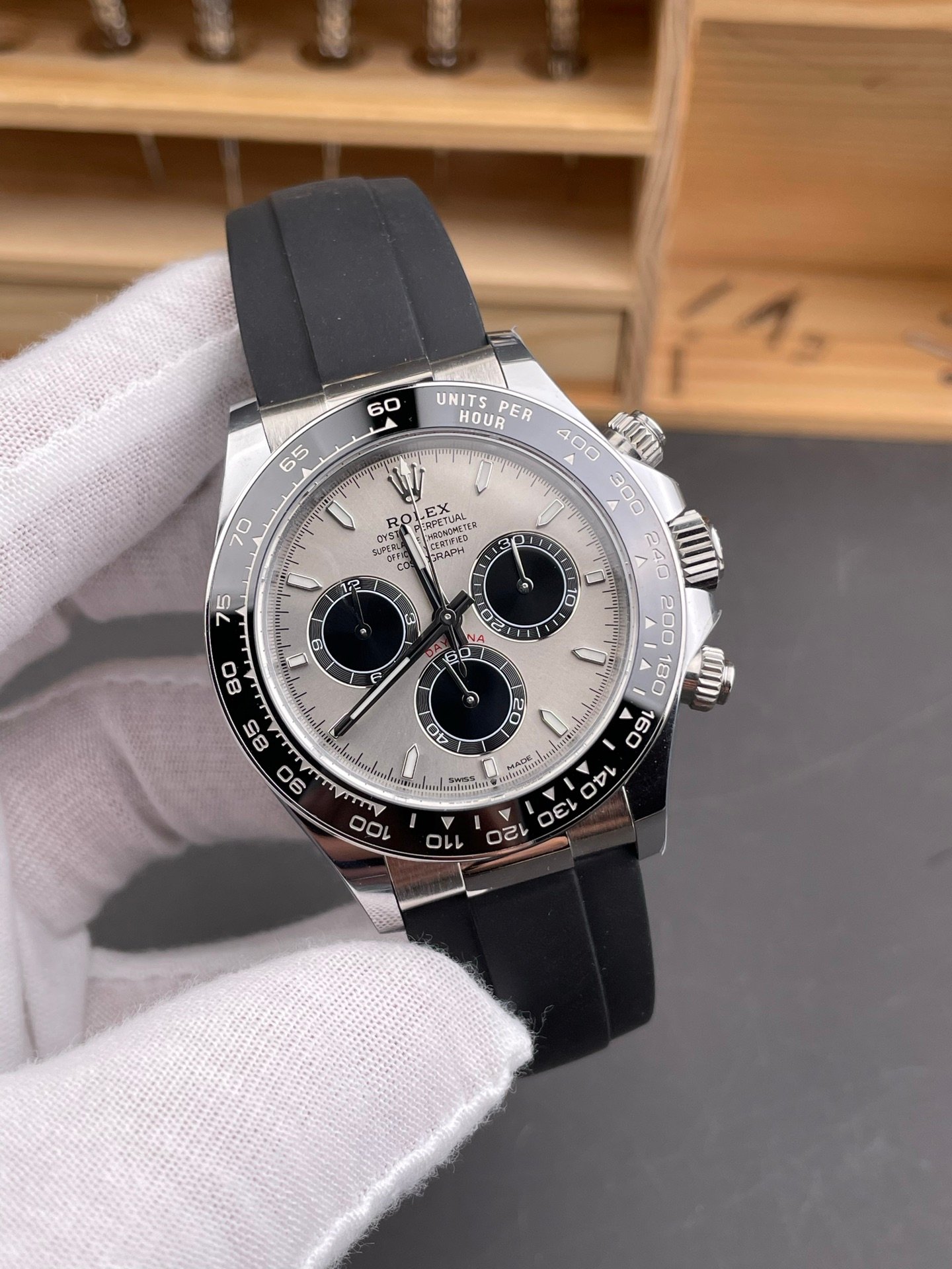 Rolex Daytona Grey Rubber