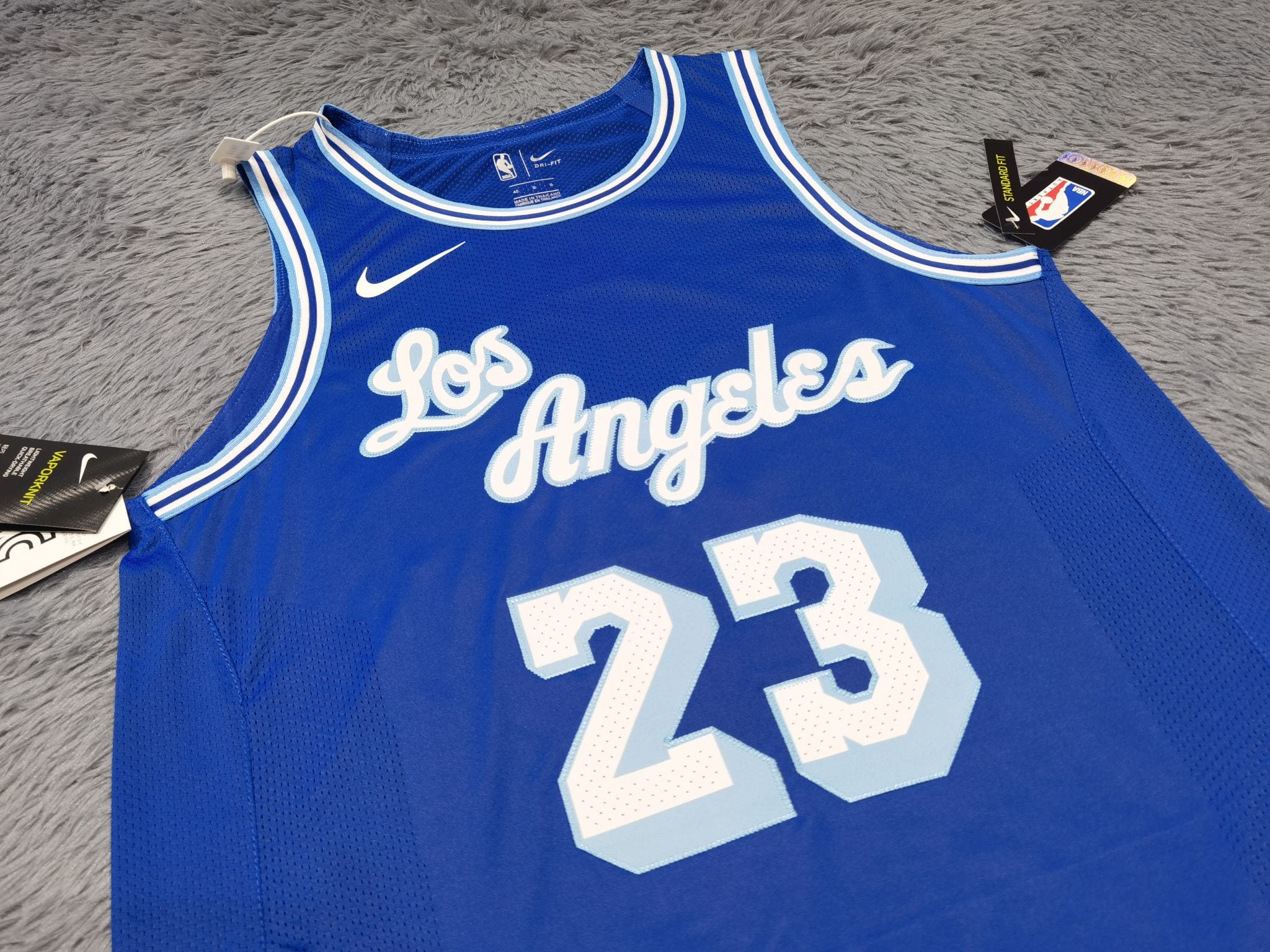 Custom Los Angeles Lakers Throwback AUTHENTIC Jersey