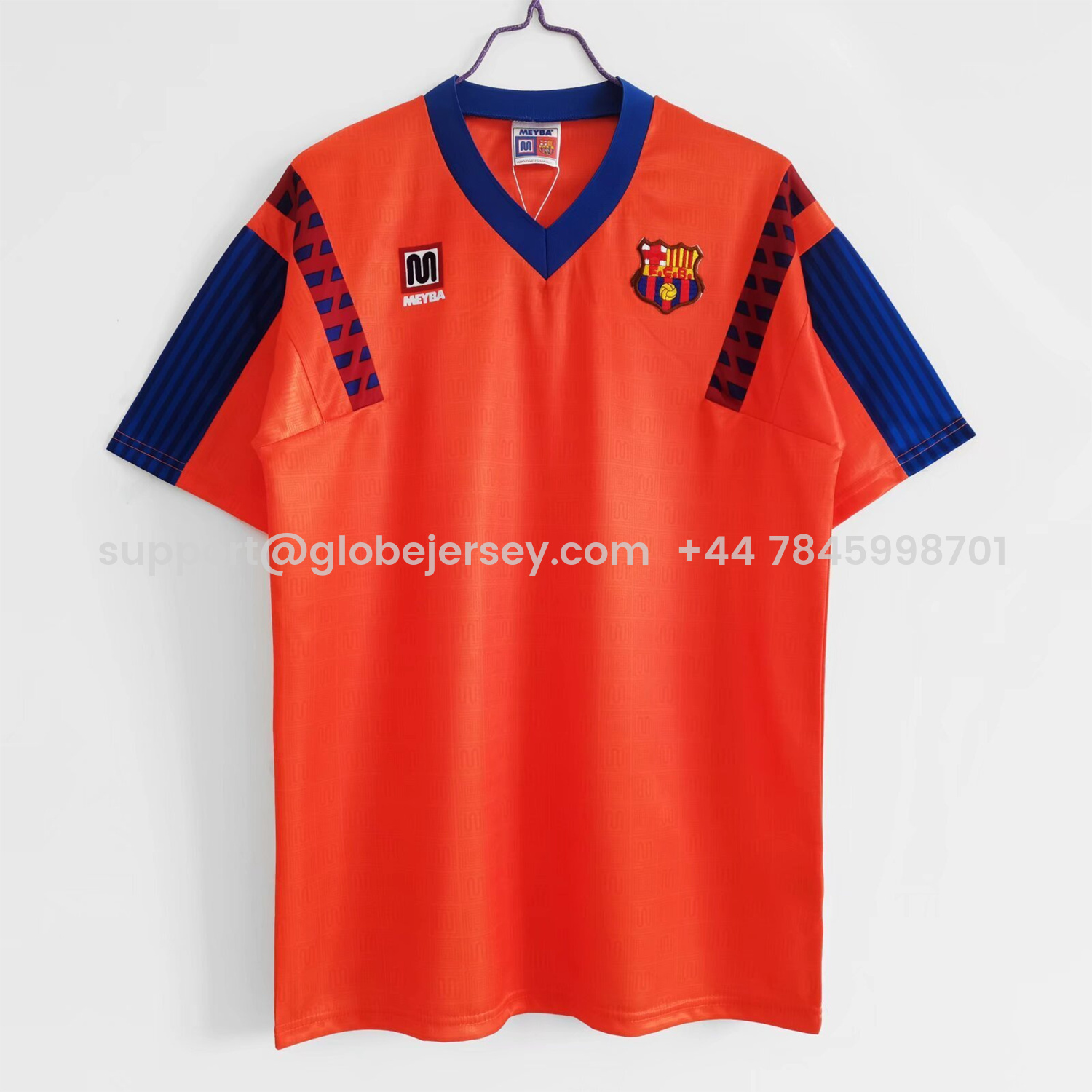 Retro Barcelona 1991-92 Away Orange Jersey